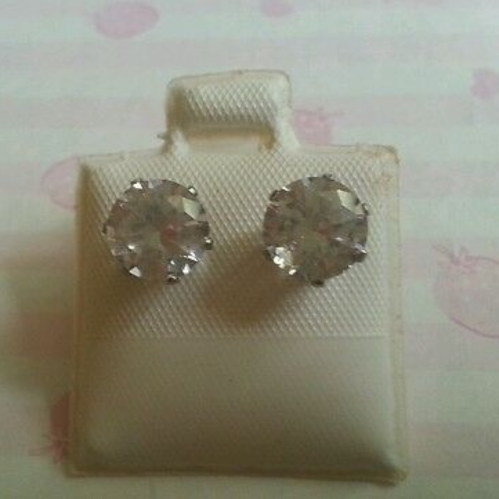 Cristal earrings (pretend) pierced Stud